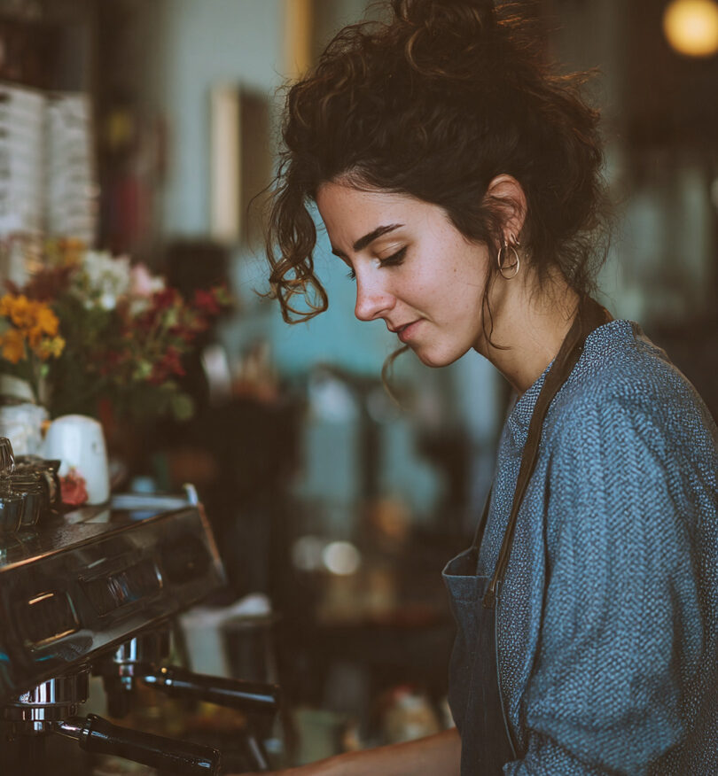 picture_of_cafe_owner_woman_making_expresso